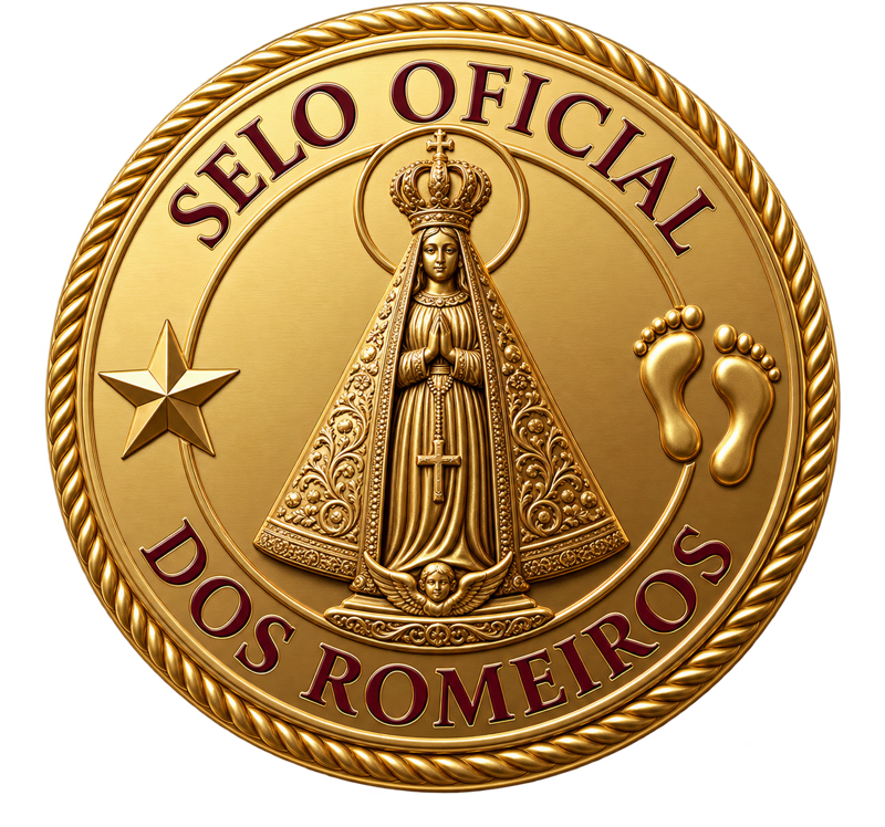 Selo oficial de Nossa Senhora Aparecida na identidade do Vinho dos Romeiros